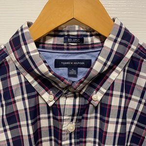 Tommy Hilfiger Dress Shirt XL 80s 2ply